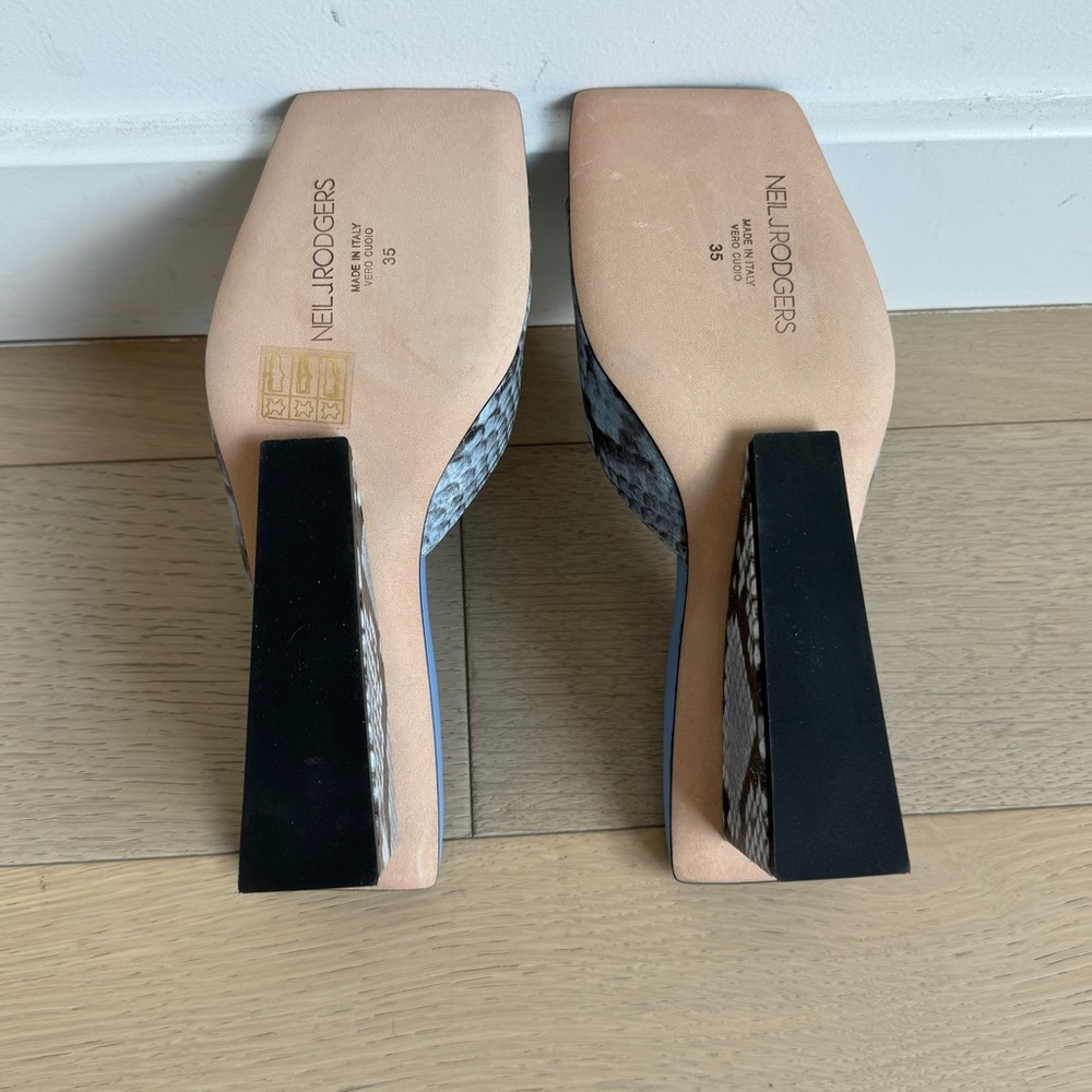 Neil J Rodgers - Blue Python Geo Wedge Size 35 - image 6